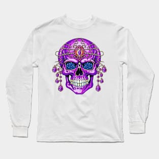 Bejeweled Skull #2 Long Sleeve T-Shirt